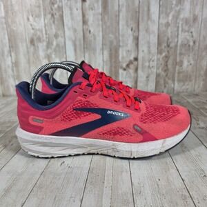 Brooks Launch 9‎ Women's Running Shoes Pink Navy Athletic Sneakers Size 8